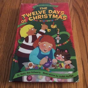 6/$20 The Twelve Days of Christmas by Betty Ann Schwartz hardcover board book